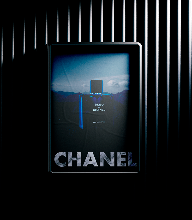 Affiche du parfum Bleu de Chanel